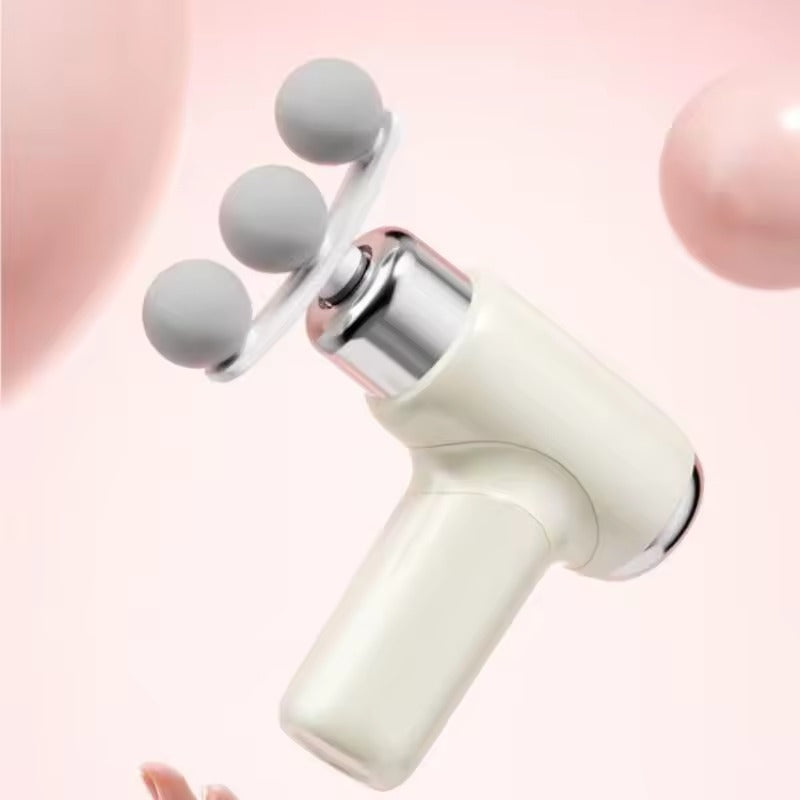 Fascia Portable Mini Massage Gun – Deep Tissue Muscle Massager with Multiple Heads