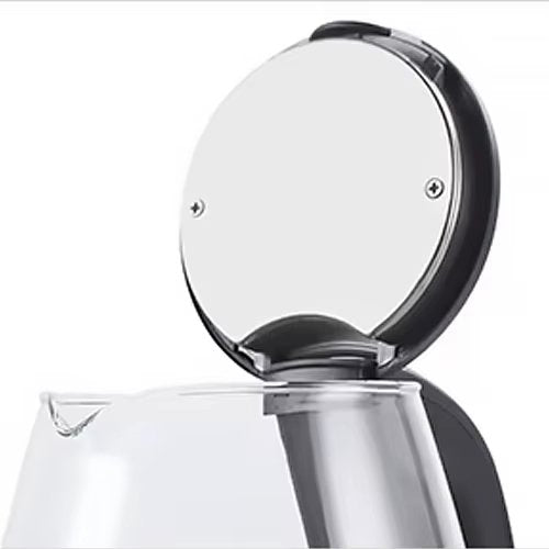 JIHAN 1.8L Electric Glass Kettle with Blue LED Light