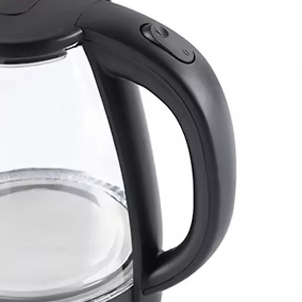 JIHAN 1.8L Electric Glass Kettle with Blue LED Light