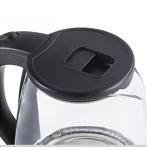 JIHAN 1.8L Electric Glass Kettle with Blue LED Light