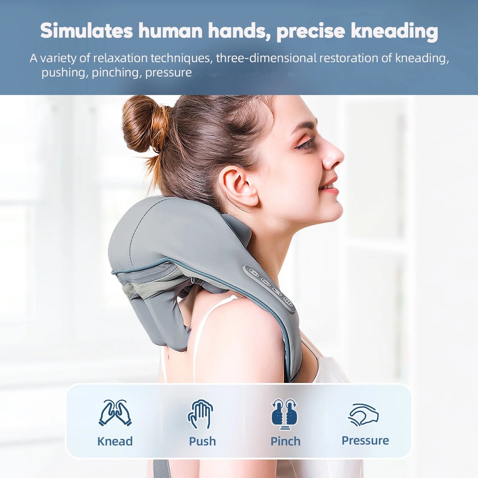 3D Deep Kneading Shoulder & Neck Massager
